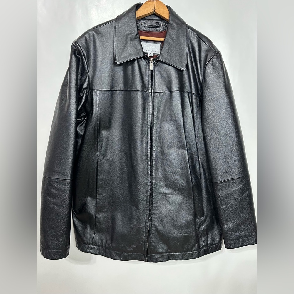 Wilson's Leather M.Julian Thinsulate Insulation Men's Black Jacket Size L